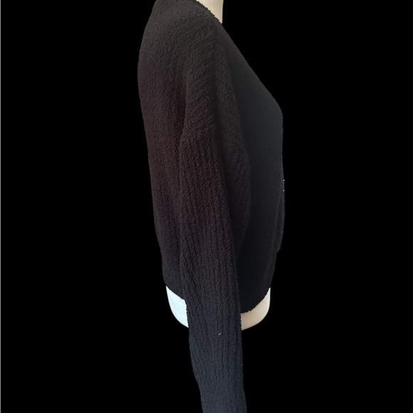 No Boundaries Charcoal Button-Up Cardigan - Picture 2 of 8